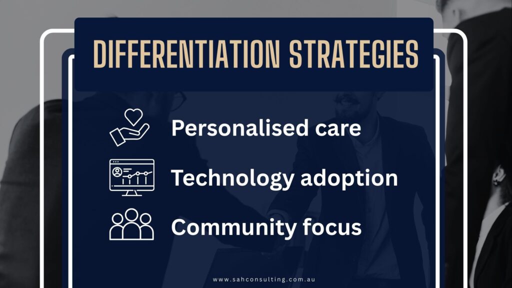 how to provide quality aged care : differentiation strategies