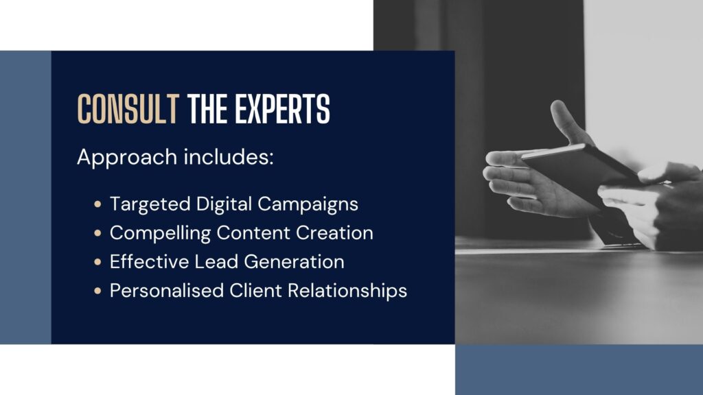 consult experts: marketing strategies in aged care​