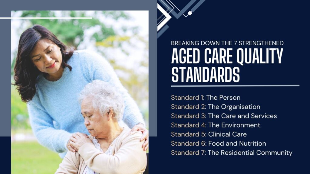 what are the aged care quality standards​