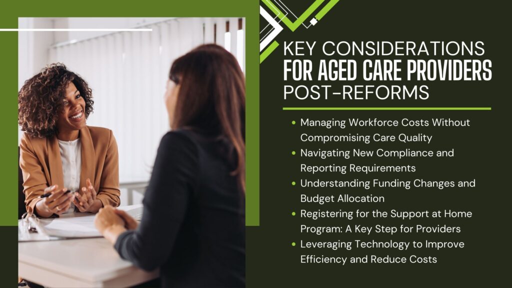 key considerations for australian aged care reforms