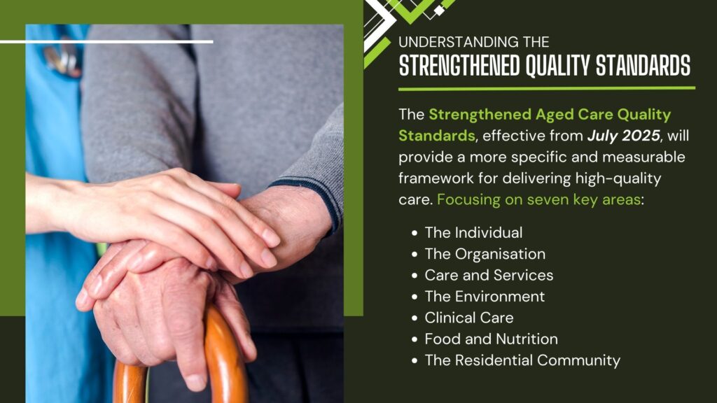 strengthened aged care quality standars for care provider for elderly​