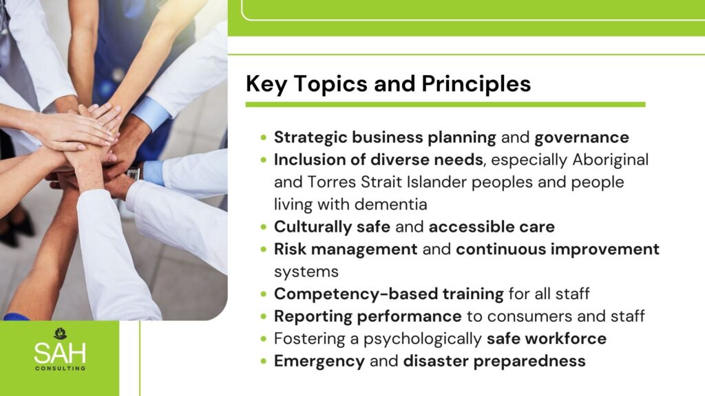 integrity in aged care key topics and principles