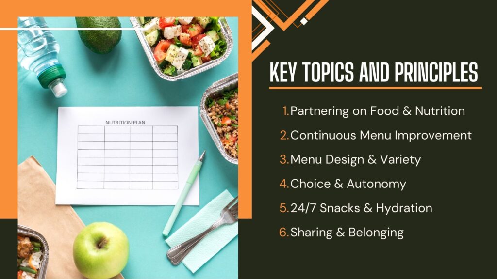 aged care food standards: key topics and principles