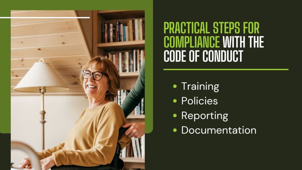 steps for compliance with strengthened aged care standards​