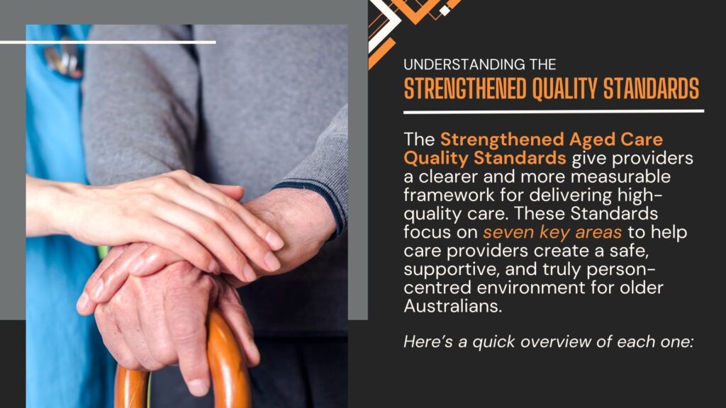 how to be an aged care provider and understanding the standards