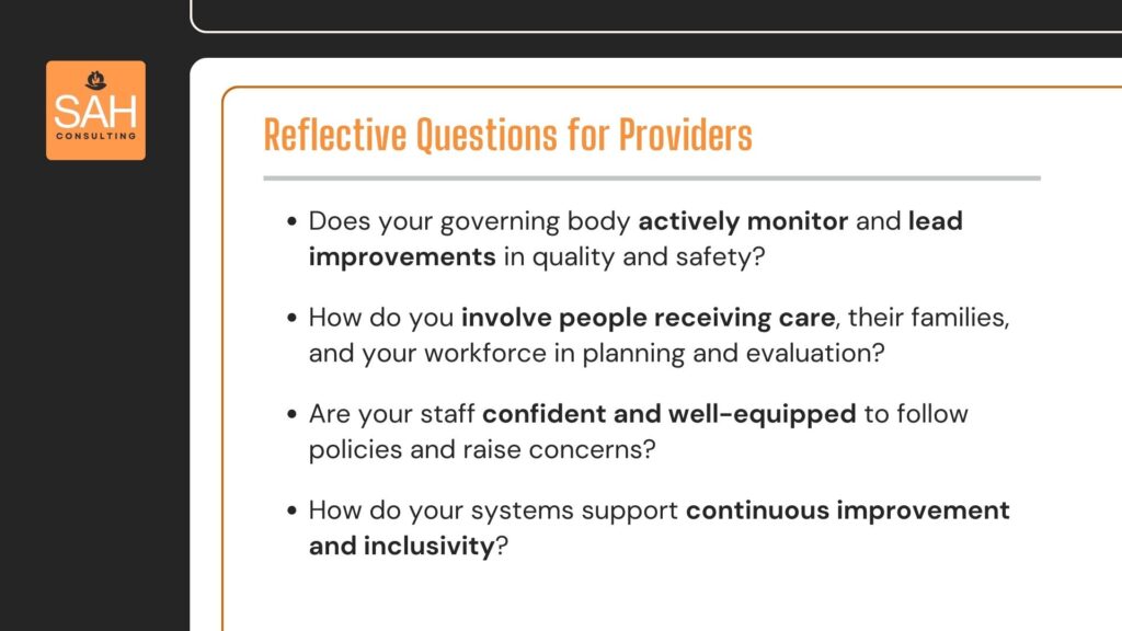 standard 2 aged care​ - questions