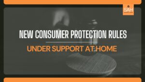 Consumer Protection Support at Home Updates for Providers
