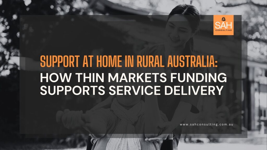 Support at Home and Aged Care in Rural and Remote Areas